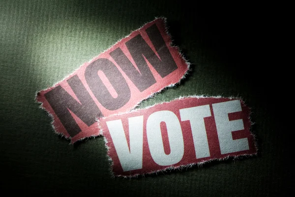 Agora votem. — Fotografia de Stock