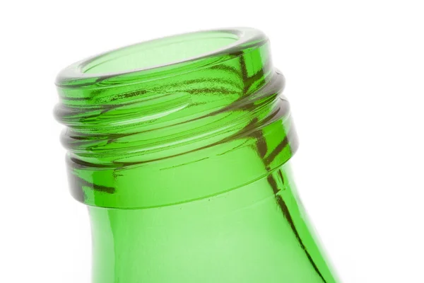 Grön glasflaska — Stockfoto