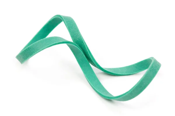 绿色的橡胶带 — 图库照片
