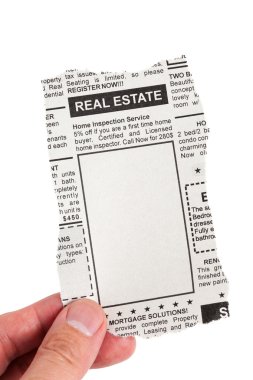 Real Estate Ad clipart