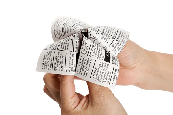 Tidningen fortune teller — Stockfoto