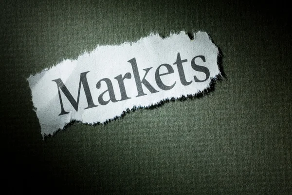 Principais mercados — Fotografia de Stock
