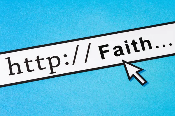 Έννοια της πίστης — Φωτογραφία Αρχείου