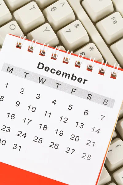 Calendar and Keyboard — Stock Photo, Image