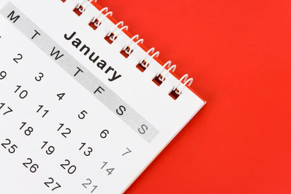 Ημερολόγιο Ιανουάριος — Φωτογραφία Αρχείου