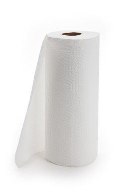 White paper towel roll clipart