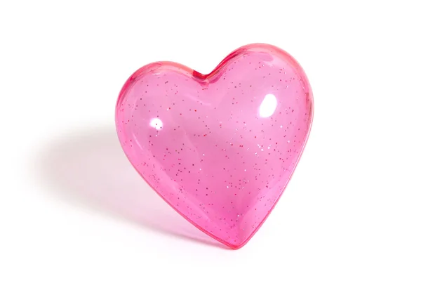Рожеве серце — стокове фото