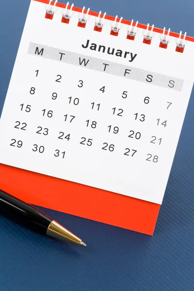 Календарный январь — стоковое фото