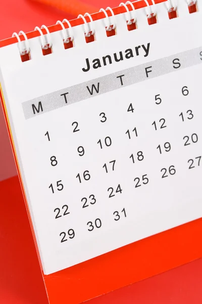 カレンダー 1 月 — ストック写真