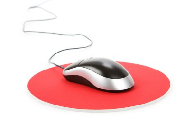 Computer Mouse and pad clipart