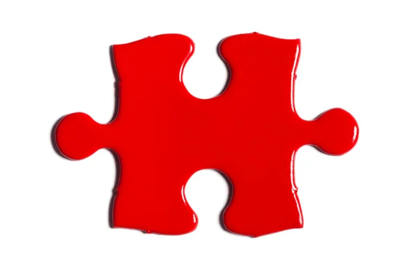 Piros puzzle — Stock Fotó