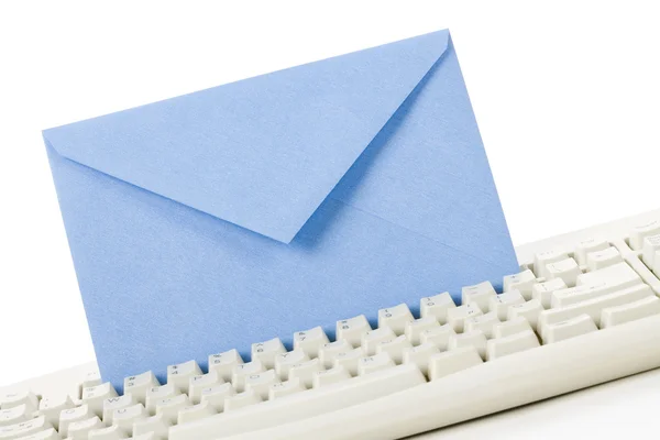 Синяя электронная почта — стоковое фото