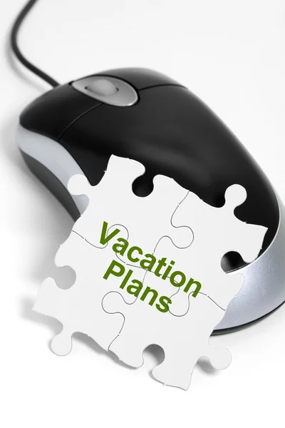 Piani di vacanza — Foto Stock