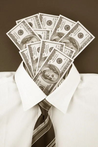 Money Head — Stock Photo, Image