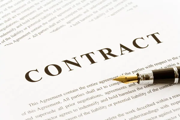 Business Contract — Stock Photo, Image