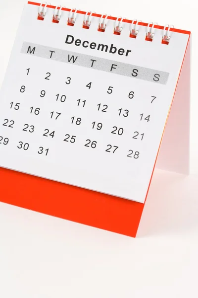 Kalendarz grudnia — Zdjęcie stockowe