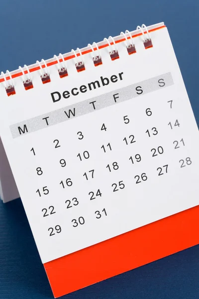 Kalender december — Stockfoto