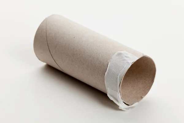 Пустой бумажный рулон — стоковое фото