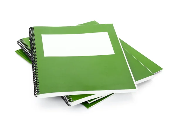 Zöld tankönyv — Stock Fotó