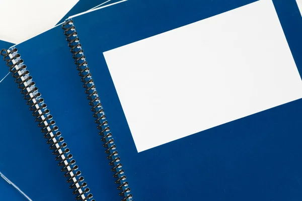 Blue school textbook — Stock Photo, Image