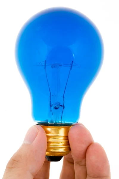 青い電球 — ストック写真