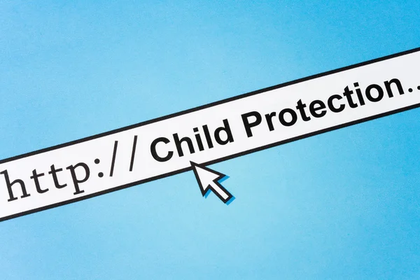 Online Child Protection — Stock Photo, Image