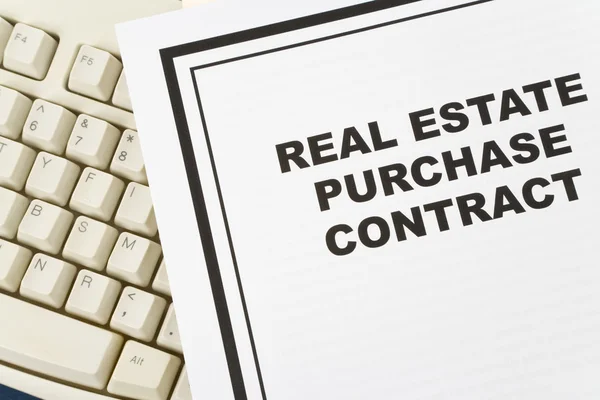 Umowy kupna nieruchomości — Zdjęcie stockowe