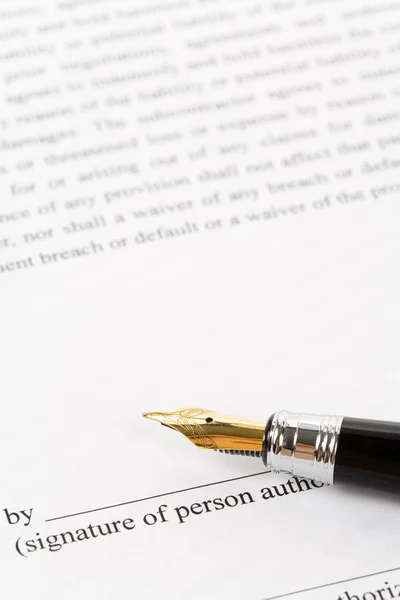Business Contract — Stock Photo, Image