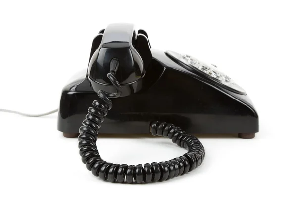Black telephone — Stock Photo, Image