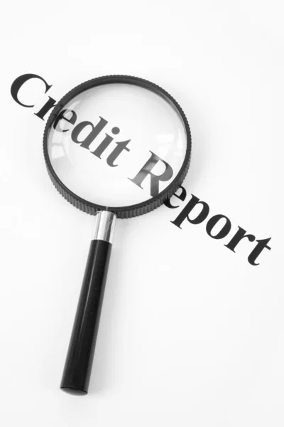 Кредитный отчет — стоковое фото