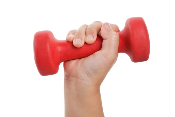 Red Dumbbell — Stock Photo, Image
