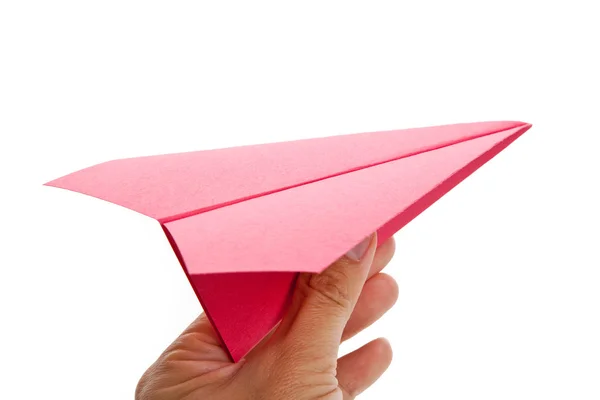 Papier vliegtuig — Stockfoto