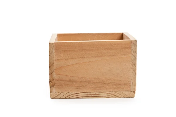 Дерев'яної коробки — стокове фото