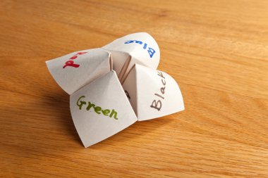 Paper Fortune Teller clipart