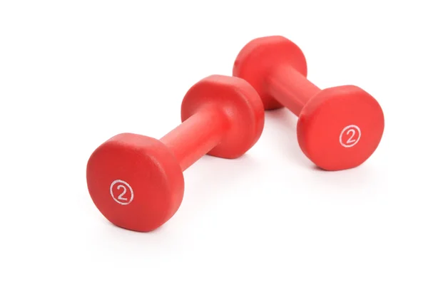 Red Dumbbell — Stock Photo, Image