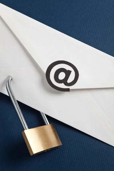 Bezpieczna poczta e-mail — Zdjęcie stockowe