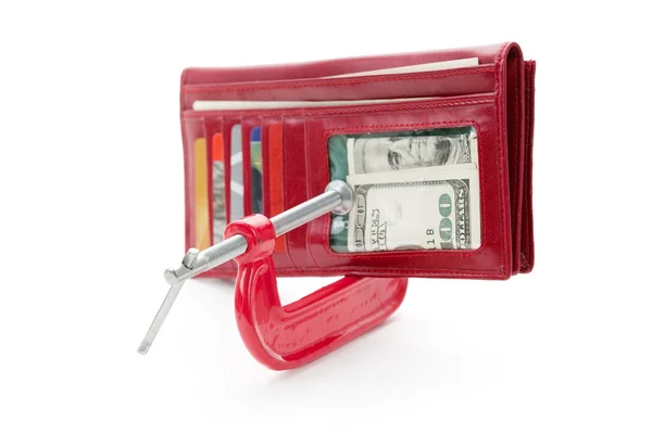 Billetera roja —  Fotos de Stock