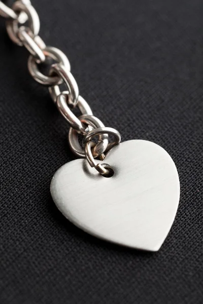 Zincir ve kalp şekli — Stok fotoğraf