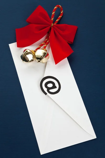 Χριστούγεννα ηλεκτρονικού ταχυδρομείου — Φωτογραφία Αρχείου