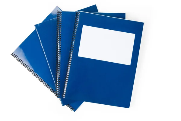Blaues Schulbuch — Stockfoto