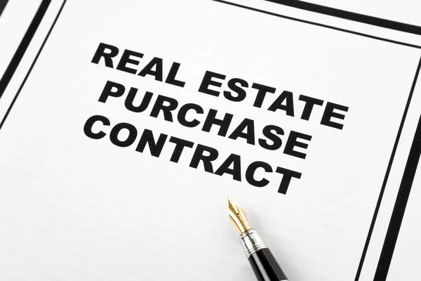 Acquisto contratto immobiliare — Foto Stock