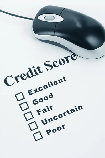 Кредитный счет — стоковое фото