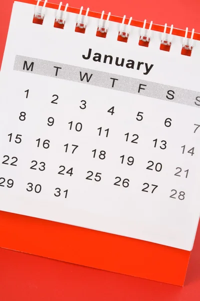 Ημερολόγιο Ιανουάριος — Φωτογραφία Αρχείου