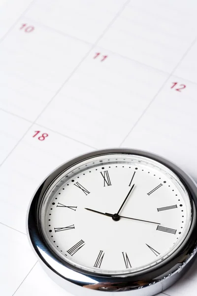 Calendario e orologio — Foto Stock
