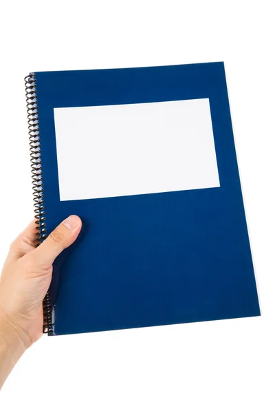 Libro de texto de la escuela azul —  Fotos de Stock