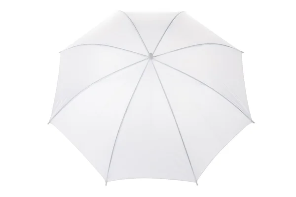 Белый зонтик — стоковое фото