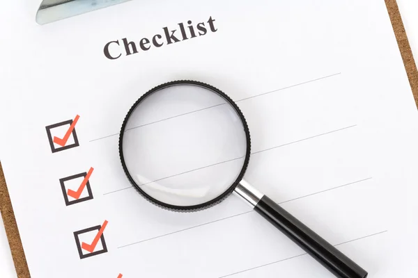 Checklist — Stock Photo, Image