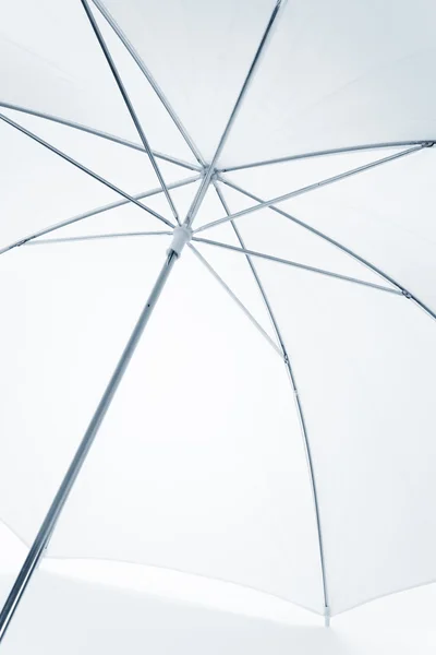 White Umbrella in blue tone — Stock Photo, Image