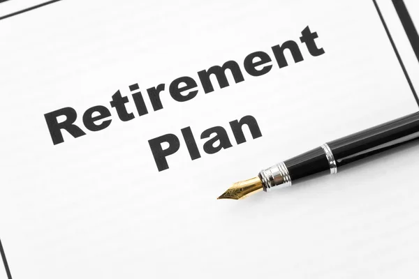 Retirement Plan — Stock Photo, Image