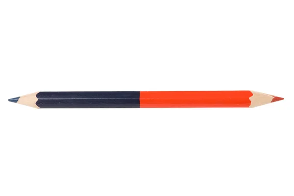 Red blue pencil — Stock Photo, Image